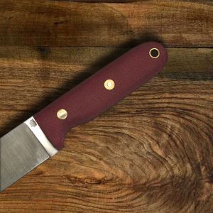 LT Wright Handcrafted Knives Bushcrafter MKII Red Shadetree Fixed Blade Knife